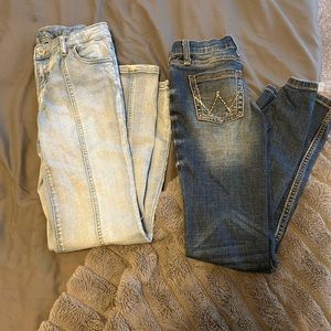 Two girls jeans for the price of one!
